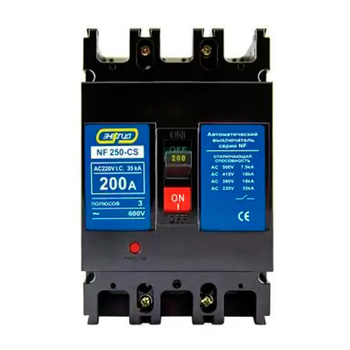 Автоматический выключатель NF250-CS 3P 200A Энергия - Электрика, НВА - Модульное оборудование - Автоматические выключатели - Магазин электротехнических товаров Проф Ток